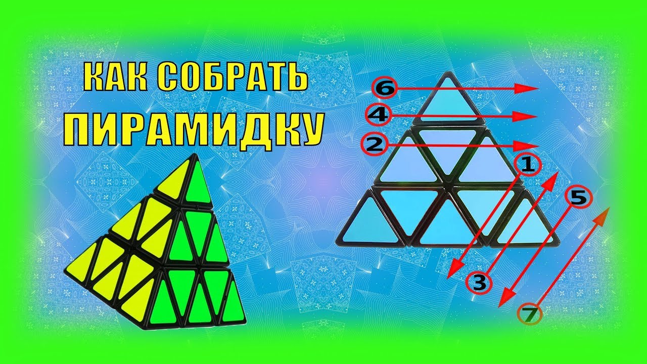 Как собрать пирамидку рубика 5х5 схема с картинками