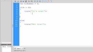 Flash CS3/CS4 Actionscript 3.0(Else and Else If Statements 08)