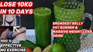 STRONGEST BELLY FAT BURNER DRINK |LOSE 10KG IN 10 DAYS|MIRACLE WEIGHT LOSS DRINK RECIPE|AFRICAN FOOD