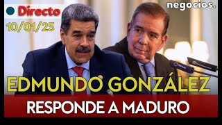 DIRECTO: Edmundo responde a Maduro desde República Dominicana tras la toma del poder en Venezuela