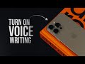 How to Turn On Voice Writing in iPhone (tutorial)