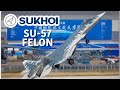 Russian SUKHOI SU-57 Felon Fighter Jet Performs Jaw Dropping Manoeuvres at China Airshow 2024