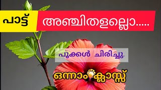 അഞ്ചിതളല്ലോ... |പൂവ് ചിരിച്ചു|#class1 #പാട്ടരങ്ങ് #malayalam #newl തന്നാനേ താനേ തന.. lpoovu chirichu