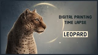 Digital Painting Time Lapse in Procreate - Leopard