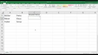 Excel: Zellinhalte in eine Zelle zusammenfassen