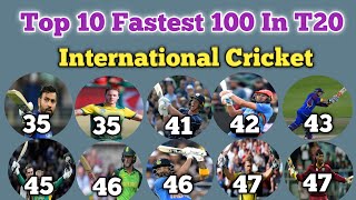 Top 10 Fastest Century In T20 International Fastest Hundred in t20 Fastest Century In T20 cricket