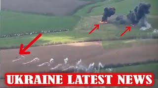 Today Latest News Russian vs Ukraine war Drone footage show aftermath of Ukraine helicopter strike