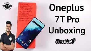 Oneplus 7T Pro Unboxing & initial impressions ll in Telugu ll