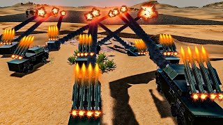 10 Super Missile Systems And Cinema Stars vs 1.000.000 Atlans - Ultimate Epic Battle Simulator 2