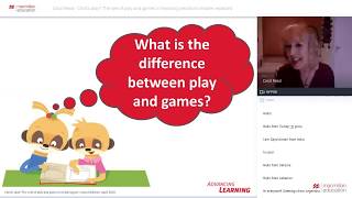 Child’s play? The role of play and games in teaching preschool children [Advancing Learning Webinar]