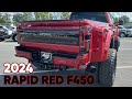 2024 Ford F450 PLATINUM RAPID RED CUSTOM-The Year of 24 INCHES