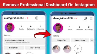 How to Remove Professional Dashboard On Instagram।How to Delete Professional Dashboard On Instagram