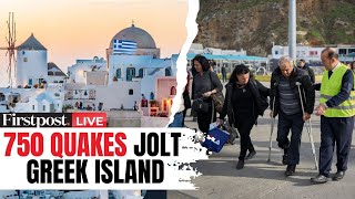 Santorini Earthquake LIVE: Tremors Shake Greece, Residents Flee Amid Panic | Santorini volcano