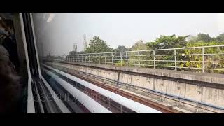 Kochi metro rail speed change at Pathadippalam due to the problems of pillar no.347