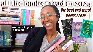 all the books i read in 2024 📖📚⭐ sharing my favorite and least favorite books of the year ✨