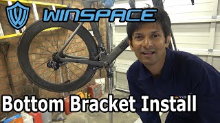 Hambini Bottom Bracket Installation into a Winspace Frame