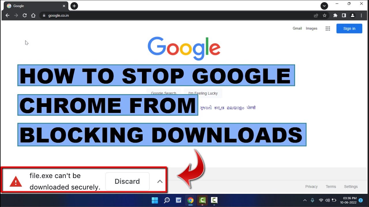 How To Stop Google Chrome From Blocking Downloads In Windows 11 & 10 ...