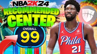 Best Build on NBA 2K24 Two Way Center Build: The Anchor Popper !