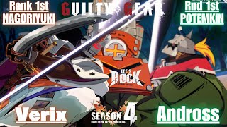 GGST➤Rank 1st NAGORIYUKI / 名残雪 [ Verix ] vs Rank 1st POTEMKIN / ポチョムキン [ Andross ]Guilty Gear Strive