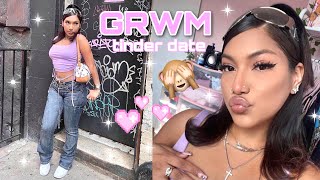 GRWM: TINDER DATE 💘🙈 makeup/hair/outfit