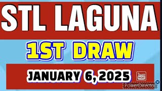 STL LAGUNA RESULT TODAY 1ST DRAW JANUARY 6, 2025  11AM | MONDAY