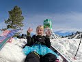 52 mph on her snowboard at 7 years old