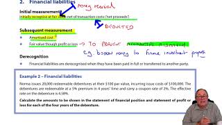 Financial liabilities - ACCA SBR lectures