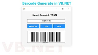 Generate Barcode in VB.NET