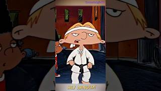 Arnold learns KARATE 🥋 | Hey Arnold! #shorts #recap