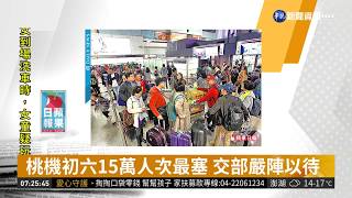 用路人注意 國道年初三恐爆天量!| 華視新聞 20190122