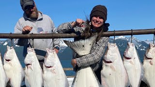 Catching A 102 Pound Halibut | Van Life Alaska