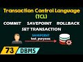 Transaction Control Language (TCL)