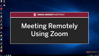 Setting up a Zoom Video Conference - Walkthrough ~IUN~