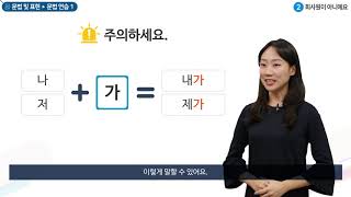 세종학당 한국어 초급1 2과. 회사원이 아니에요_문법연습(이)