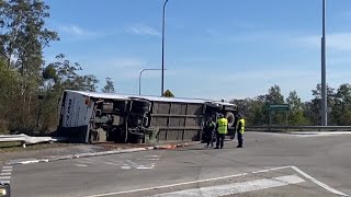 10 wedding guests dead, 25 injured after bus flips over in Australia