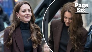 Kate Middleton takes a school bus to art gallery as she adorably joins kindergartners on field trip