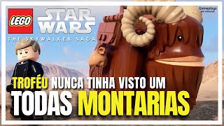 Lego Star Wars: The Skywalker Saga - Troféu Nunca tinha visto um - Localização de todas montarias