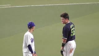 -2022.08.21-【NPB】４回表 石垣雅海 リクエスト成らず 龍空のタッチならアウト⁈ 村上宗隆の盗塁刺せず 中日ドラゴンズ （vs東京ヤクルト）