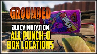 Grounded All Punch-O Box Locations (Juicy Mutation Unlock)