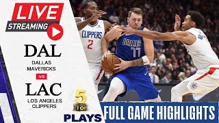 031821 NBA Live Stream Los Angeles Clippers vs Dallas Mavericjs | FULL GAME HIGHLIGHTS | Top 5 Plays