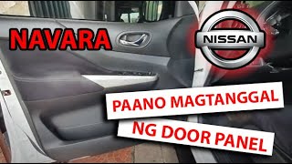 NISSAN NAVARA DIY: How to remove door panel