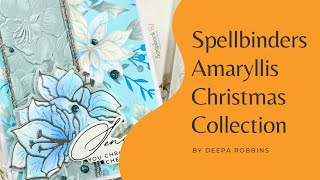 Spellbinders | Amaryllis Christmas Collection | Card Making Tutorial