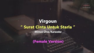 Virgoun - Surat Cinta Untuk Starla | Karaoke - Piano Violin (Female Key)