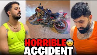 Mera Aur Jahangir Ka Accident Heavy Bike Py😭Marty Marty Bach Gaye🤕