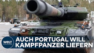 KAMPFPANZER FÜR DIE UKRAINE: Portugal kündigt ebenfalls Lieferung von Leopard 2 an