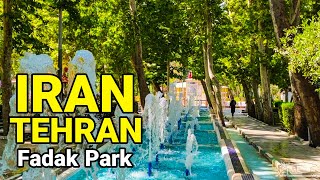 IRAN - Walking In Fadak Park In Tehran 2022 Walking Iran Vlog ایران