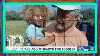 Hernando County sheriff speaks about search for toddler