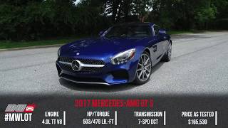 #MWLot: 2017 Mercedes-AMG GT S