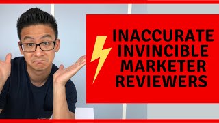 Invincible Marketer Review - Why You Shouldn't Trust Other Random Reviews!