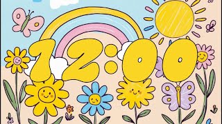 Relaxing 12 Minute Spring Timer with Music